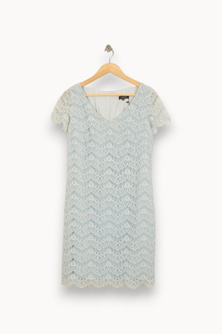 Robe Dentelle Bleue - Taille L/40