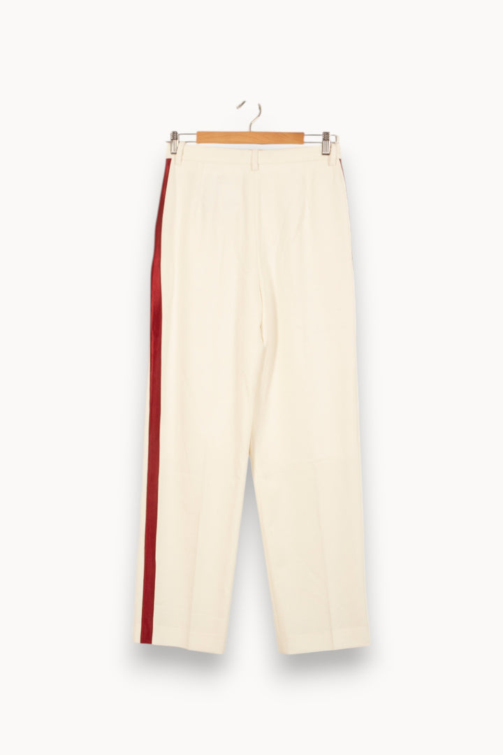 Pantalon Blanc et Rouge - Taille S/36 de la marque Maje | PARAD41919 - Vendu par Paradigme - Image 4