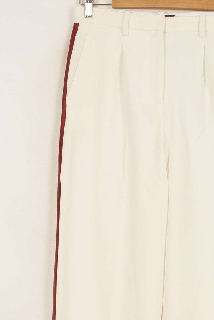 Pantalon Blanc et Rouge - Taille S/36 de la marque Maje | PARAD41919 - Vendu par Paradigme - Image 3