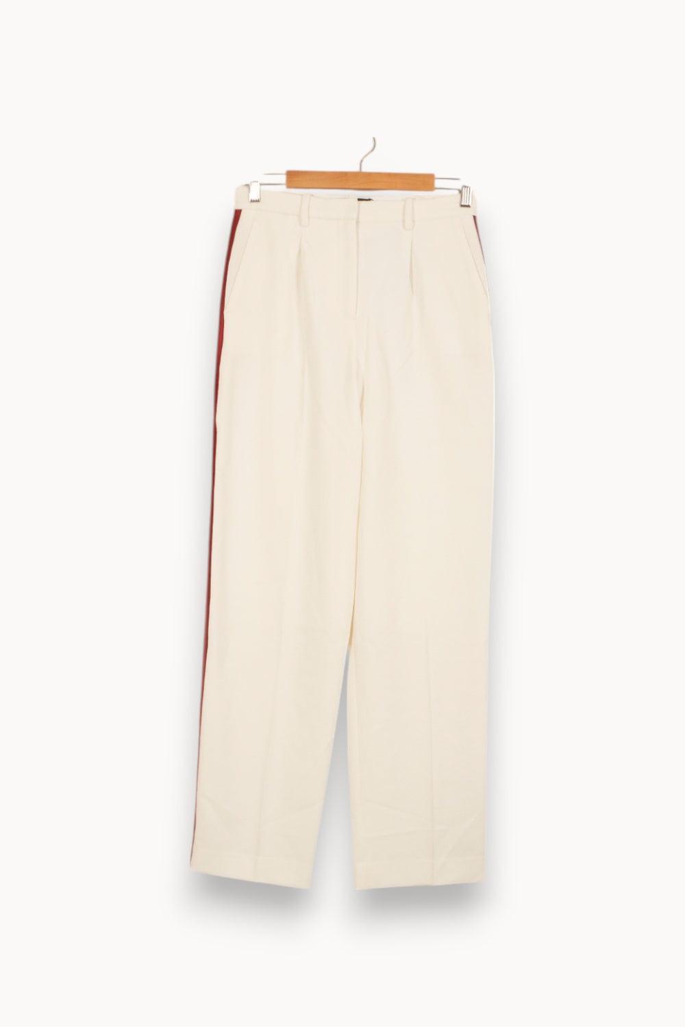 Pantalon Blanc et Rouge - Taille S/36 de la marque Maje | PARAD41919 - Vendu par Paradigme - Image 2