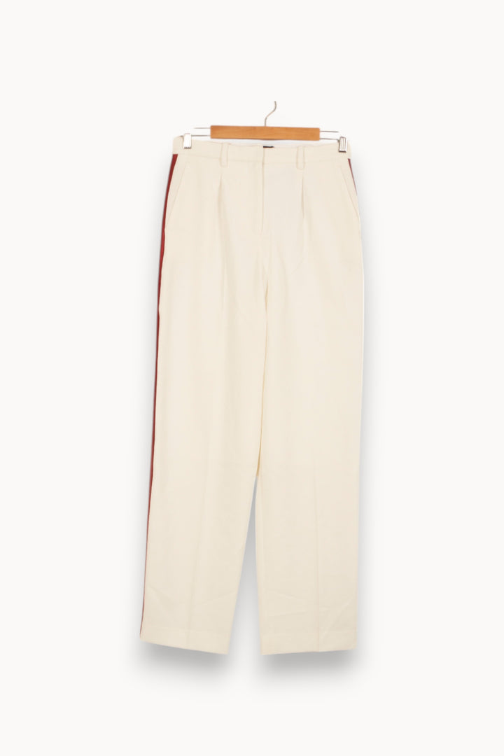 Pantalon Blanc et Rouge - Taille S/36 de la marque Maje | PARAD41919 - Vendu par Paradigme - Image 2