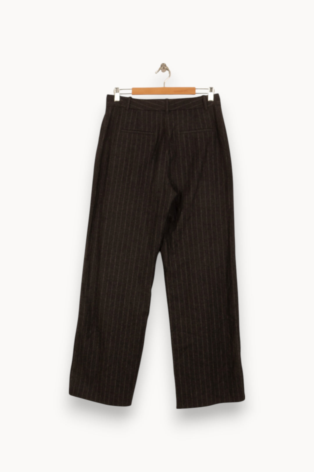 Pantalon À Rayures Gris - Taille XL/42 de la marque Caroll | PARAD41923 - Vendu par Paradigme - Image 4