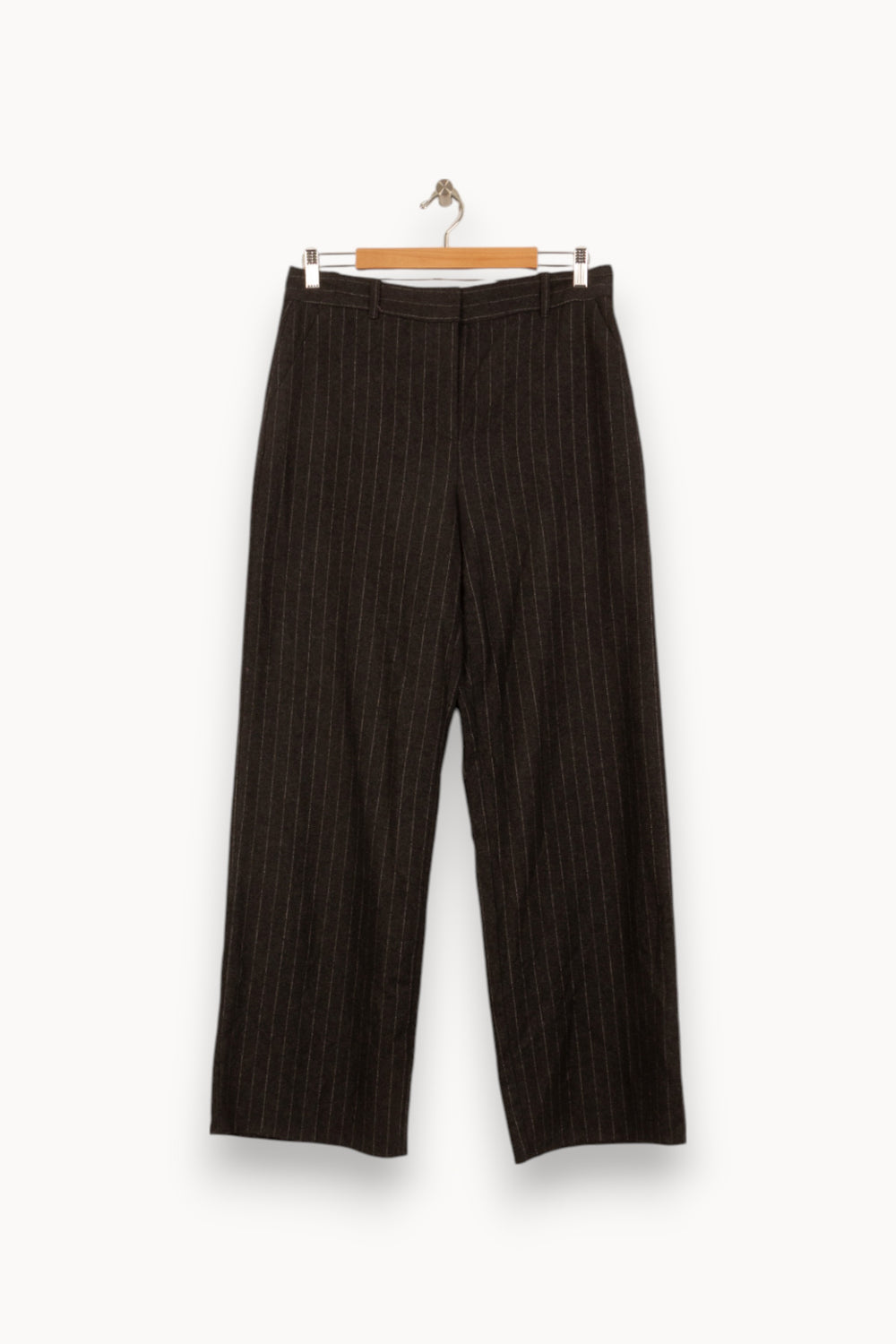Pantalon À Rayures Gris - Taille XL/42 de la marque Caroll | PARAD41923 - Vendu par Paradigme - Image 2