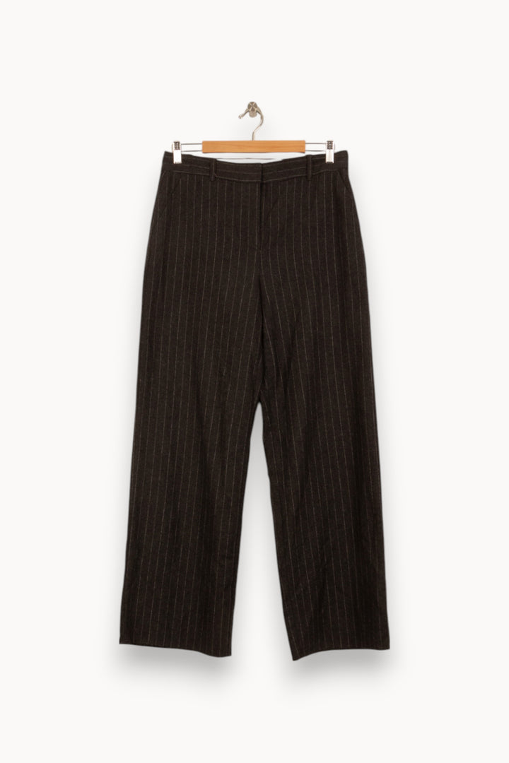 Pantalon À Rayures Gris - Taille XL/42 de la marque Caroll | PARAD41923 - Vendu par Paradigme - Image 2