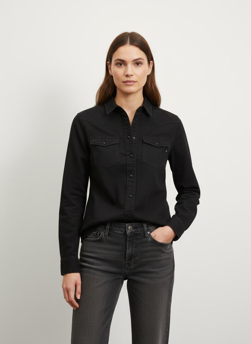 Chemise noire - Taille S/36