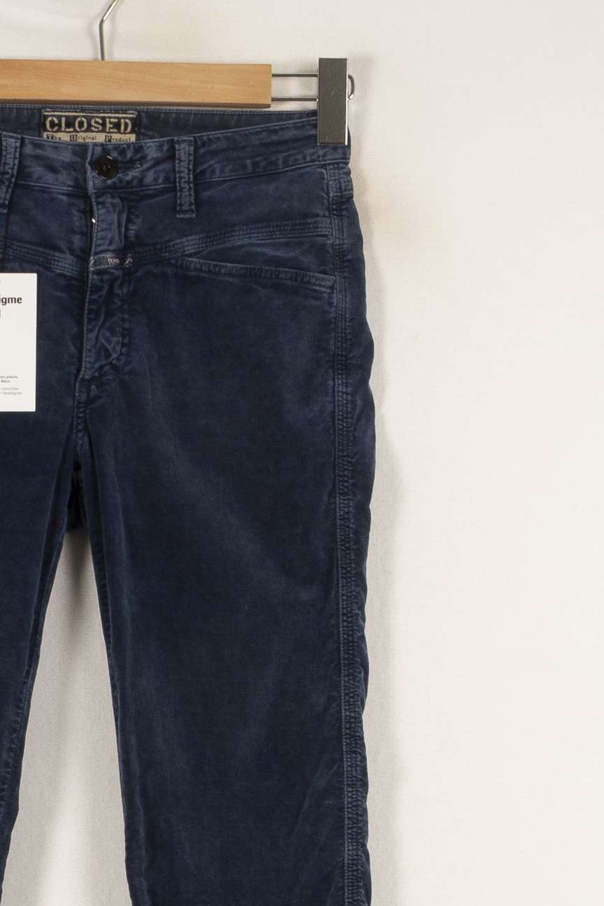 Pantalon bleu en velours - Taille L/40 de la marque Closed | PARAD41962 - Vendu par Paradigme - Image 2