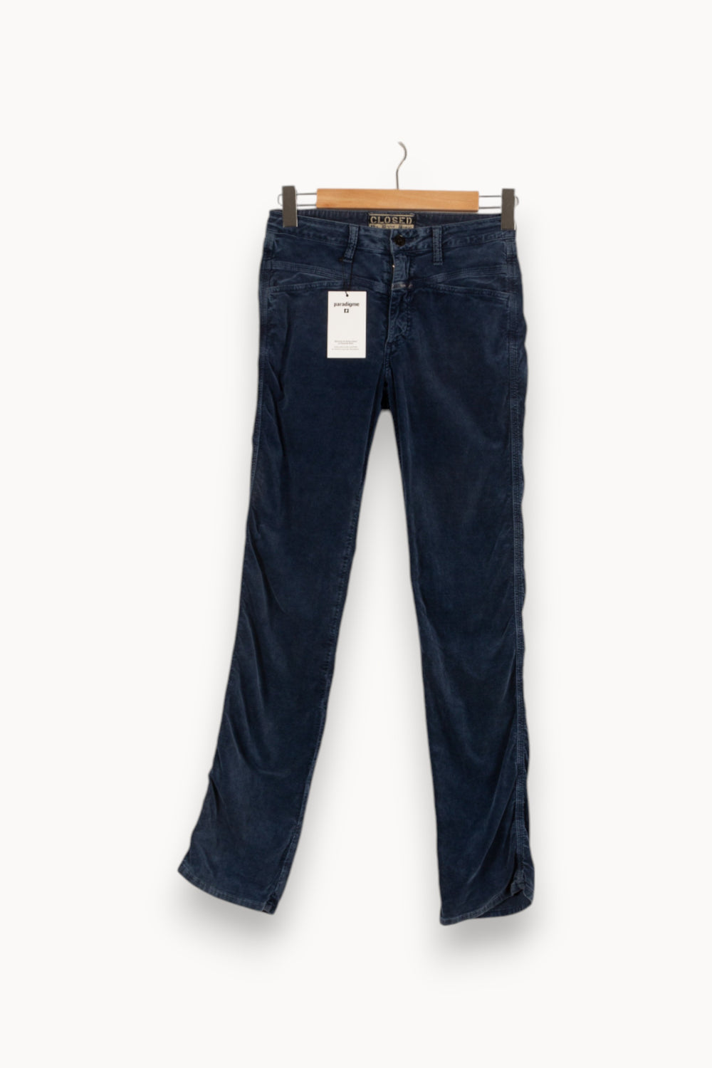 Pantalon bleu en velours - Taille L/40 de la marque Closed | PARAD41962 - Vendu par Paradigme - Image 1