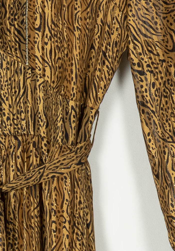 Robe longue dorée - Taille XS/34 de la marque IKKS | PARAD41979 - Vendu par Paradigme - Image 3