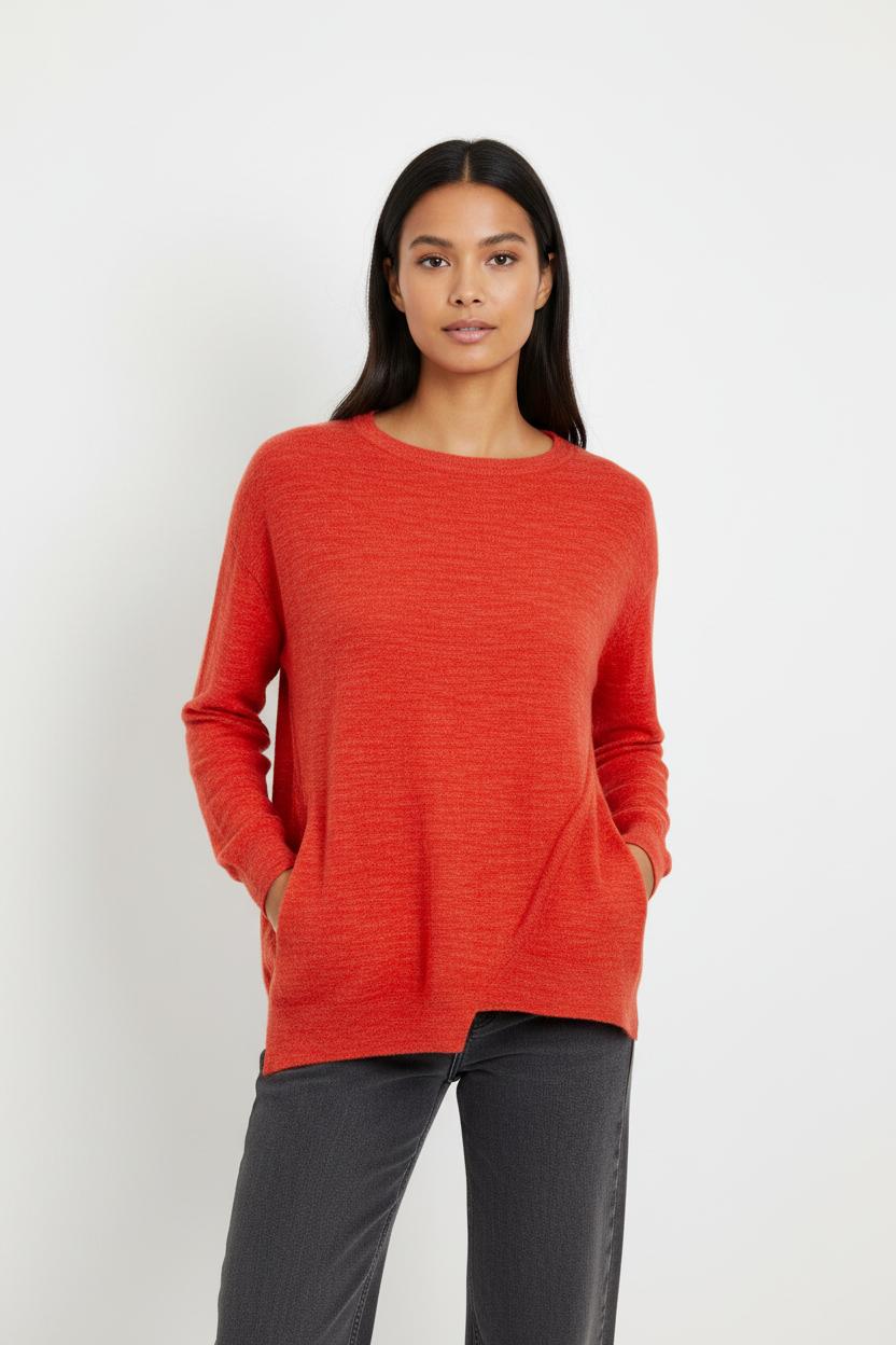 Pull rouge/rose - Taille S/36