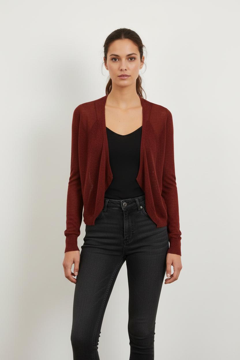 Gilet bordeaux - Taille M/38