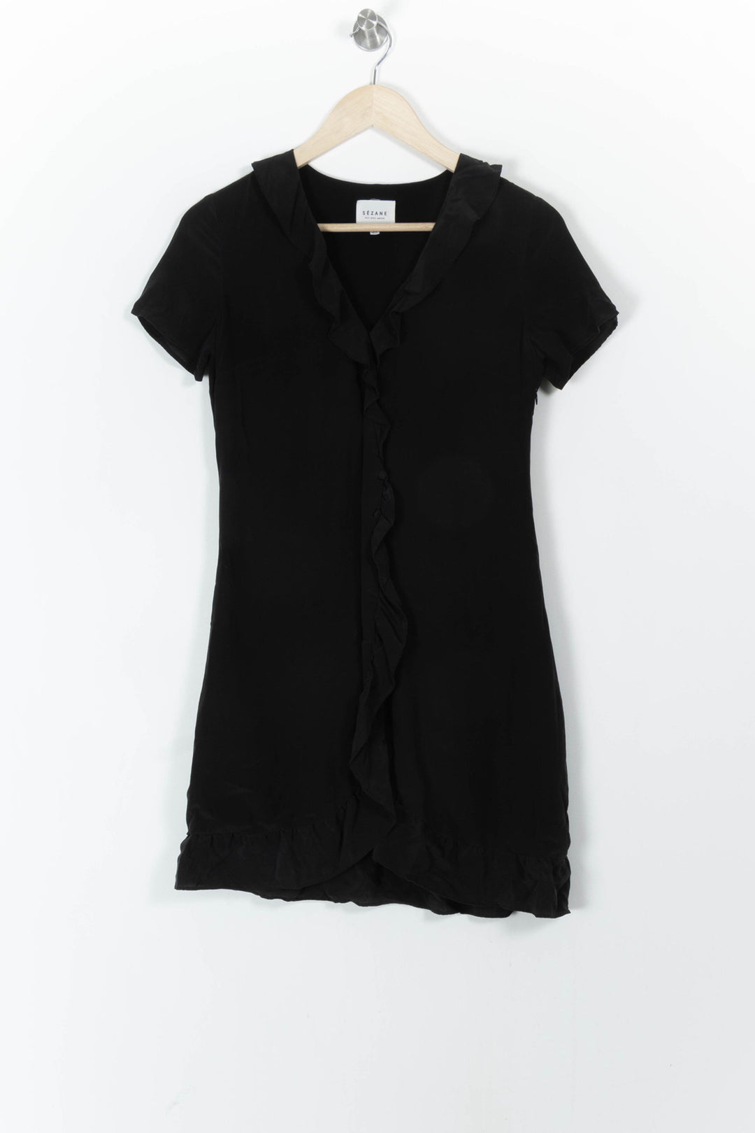 Robe noire - Taille XS/34 de la marque Sézane | PARAD42011 - Vendu par Paradigme - Image 2