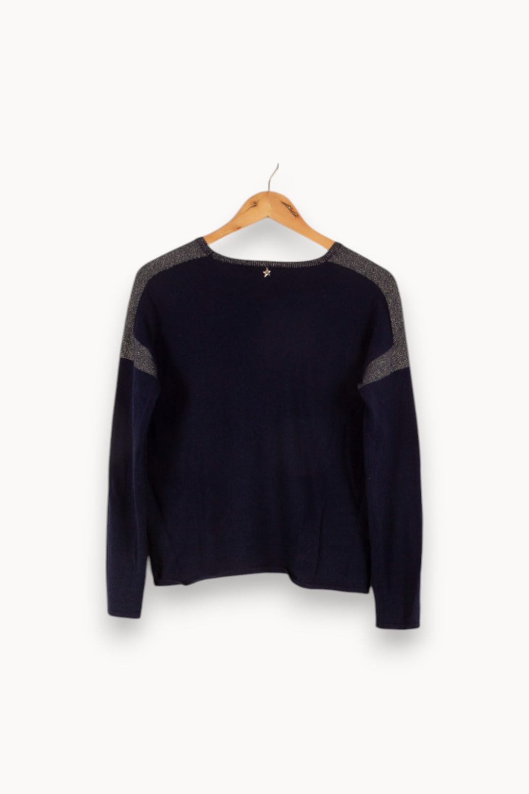 Pull bleu foncé - Taille S/36 de la marque Sud express | PARAD42016 - Vendu par Paradigme - Image 3