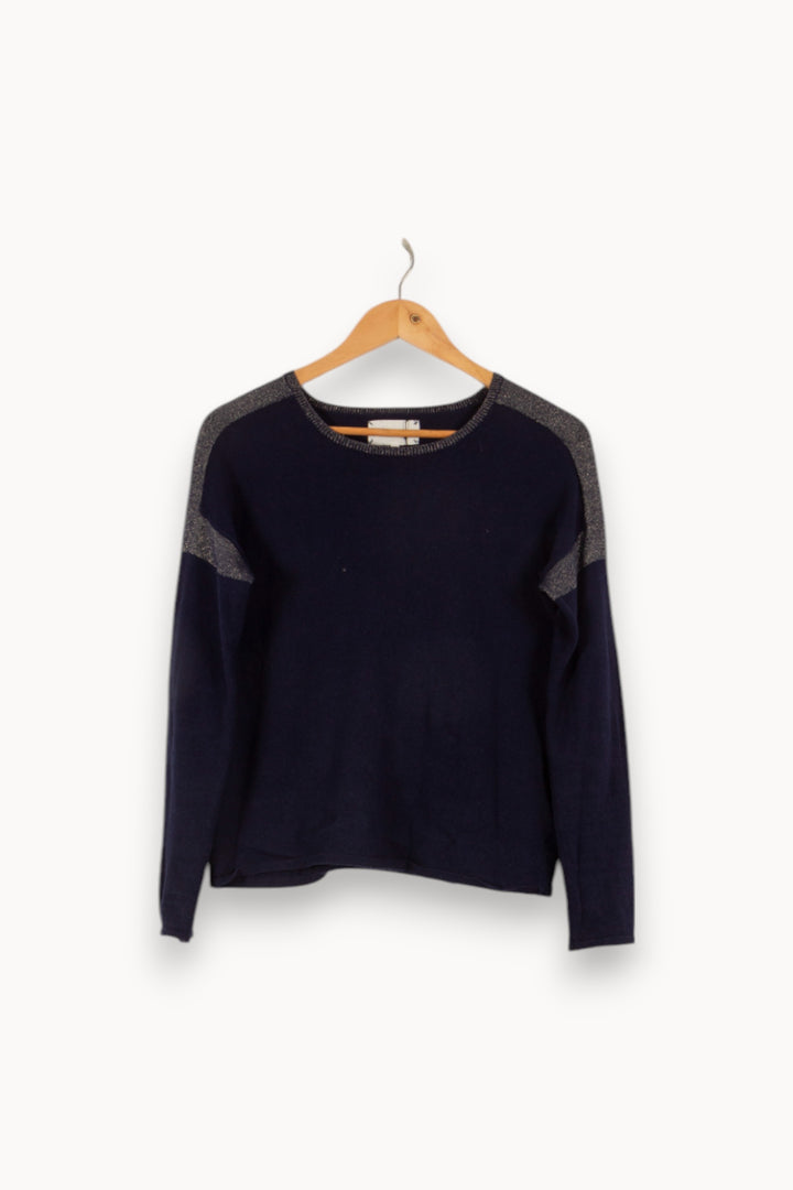 Pull bleu foncé - Taille S/36 de la marque Sud express | PARAD42016 - Vendu par Paradigme - Image 1