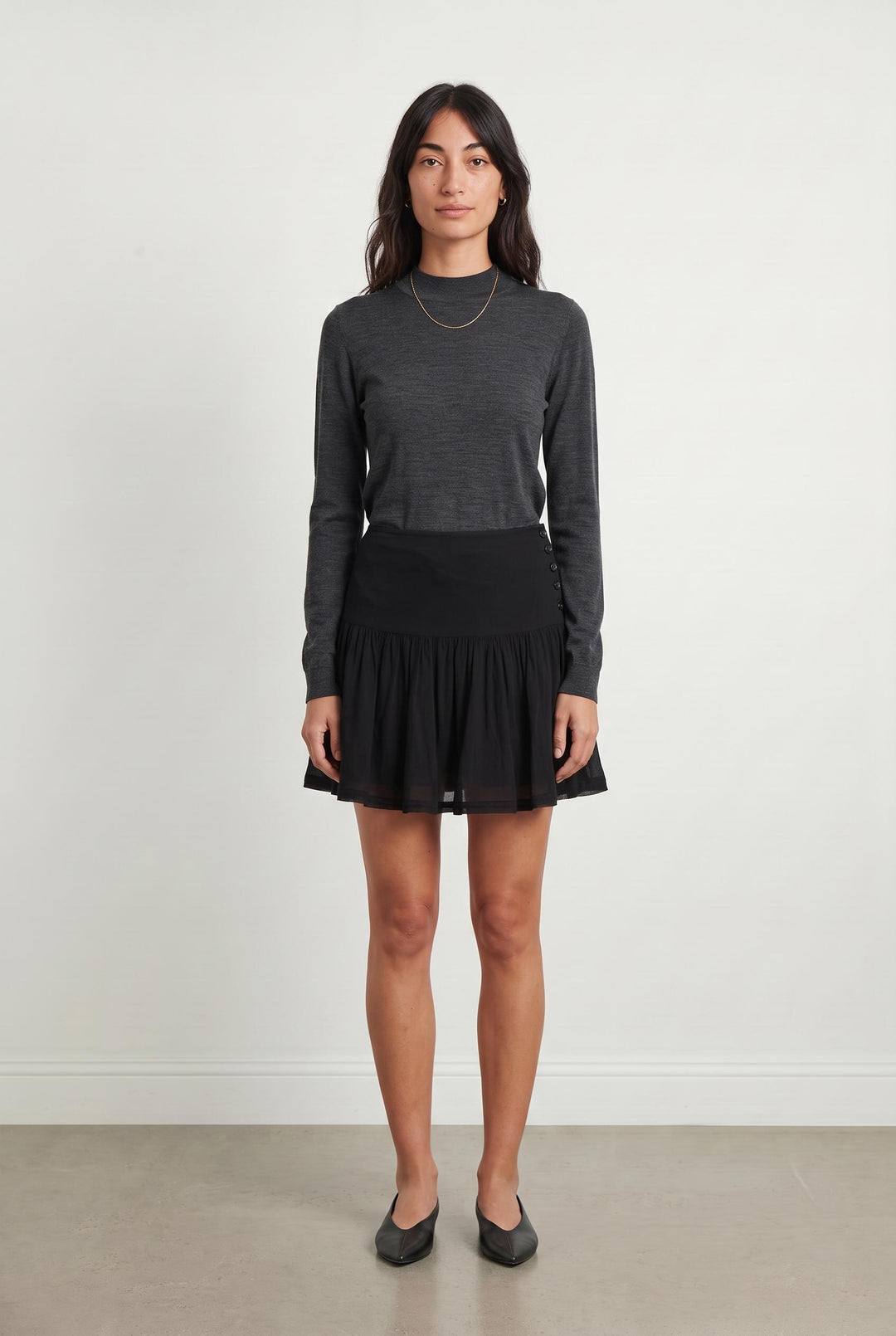 Jupe noire - Taille M/38 de la marque Vanessa Bruno - Athé | PARAD42021 - Vendu par Paradigme - Image 1
