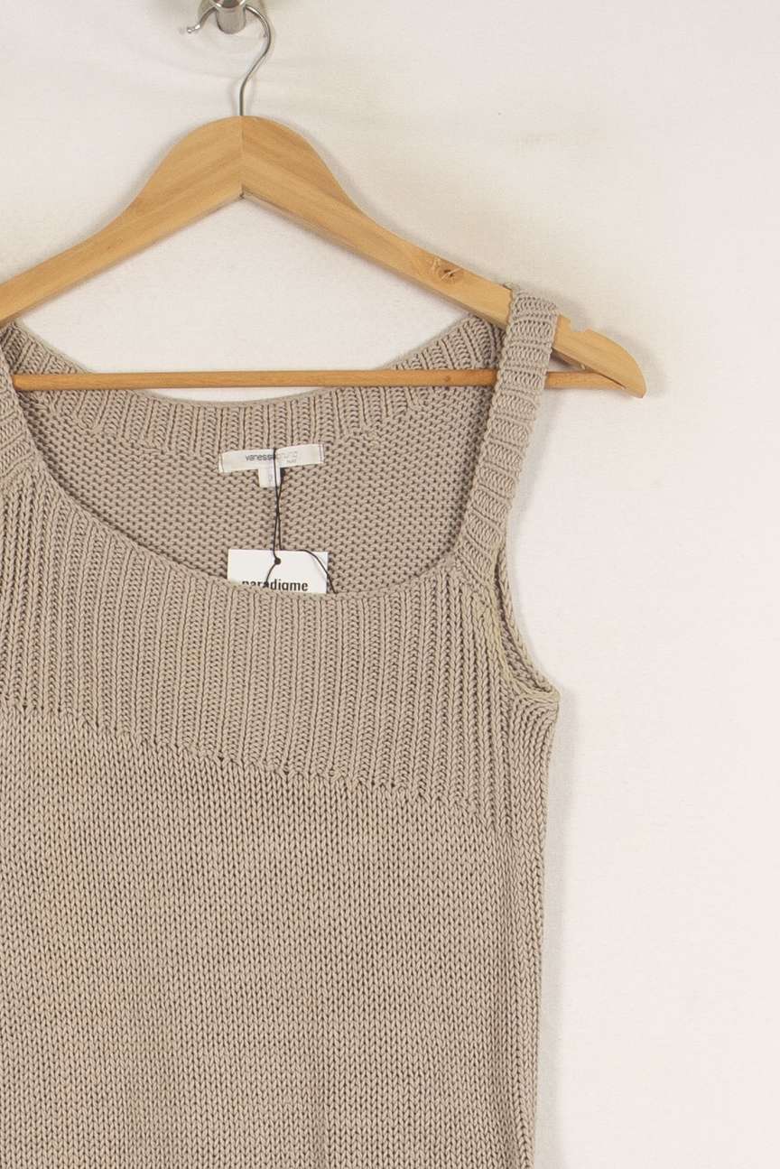 Top en maille gris - Taille M/38 de la marque Vanessa Bruno | PARAD42023 - Vendu par Paradigme - Image 2