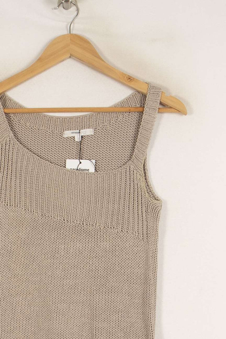 Top en maille gris - Taille M/38 de la marque Vanessa Bruno | PARAD42023 - Vendu par Paradigme - Image 2
