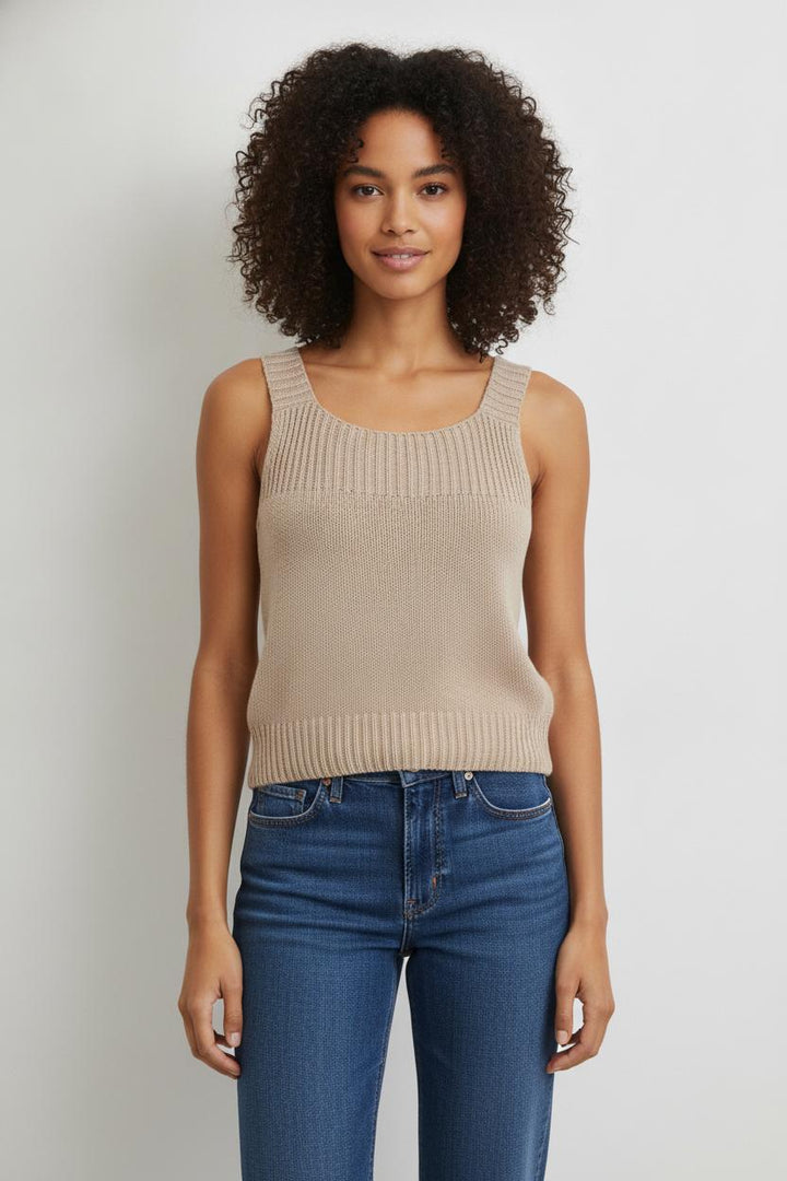 Top en maille gris - Taille M/38