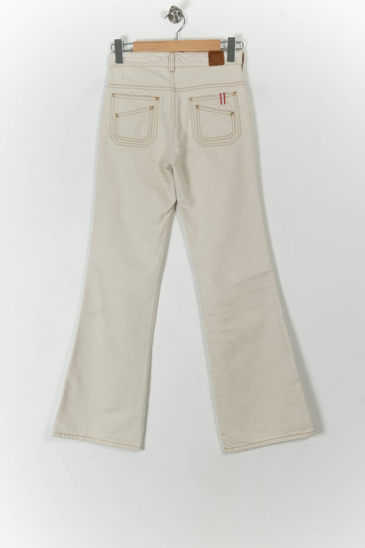 Jean blanc/beige - Taille XS/34 de la marque Ines de la Fressange Paris | PARAD42028 - Vendu par Paradigme - Image 4