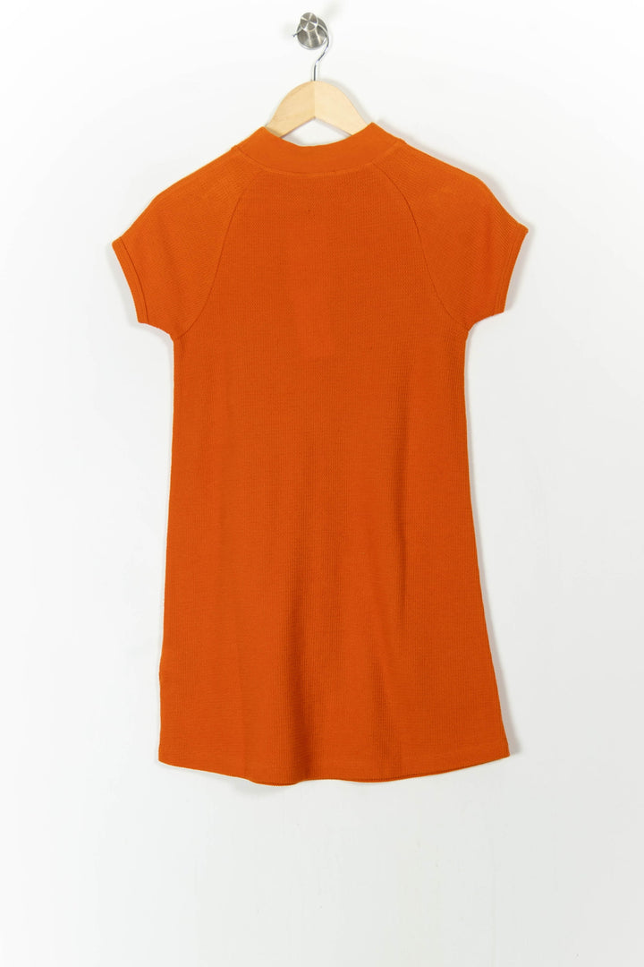 Robe orange en maille - Taille S/36 de la marque American Vintage | PARAD42039 - Vendu par Paradigme - Image 4