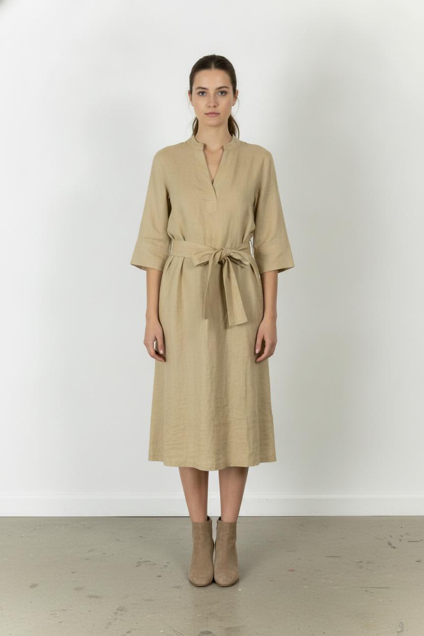 Robe beige - Taille S/36 de la marque Vanessa Bruno | PARAD42049 - Vendu par Paradigme - Image 1