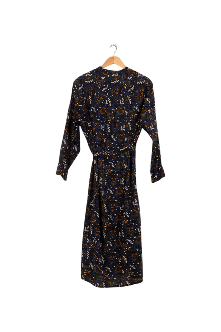 Robe Longue Bleu et Jaune - Taille XL/42 de la marque Gerard Darel | PARAD42058 - Vendu par Paradigme - Image 4