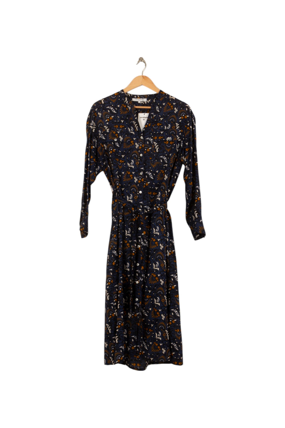 Robe Longue Bleu et Jaune - Taille XL/42 de la marque Gerard Darel | PARAD42058 - Vendu par Paradigme - Image 2