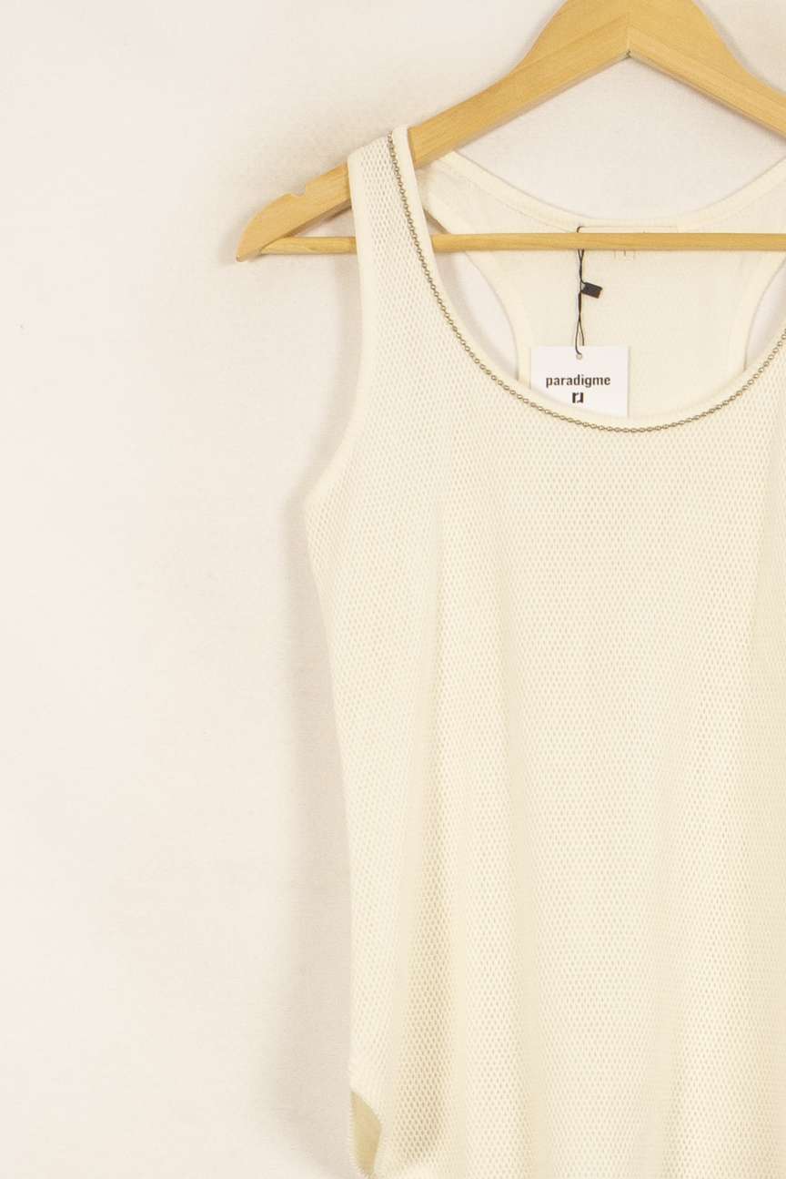Débardeur Blanc - Taille S/36 de la marque Maje | PARAD42066 - Vendu par Paradigme - Image 3