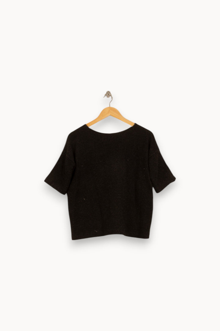 Pull Noir - Taille S/36 de la marque ba&sh | PARAD42068 - Vendu par Paradigme - Image 4