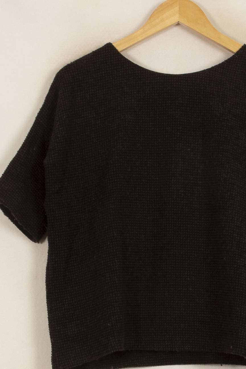 Pull Noir - Taille S/36 de la marque ba&sh | PARAD42068 - Vendu par Paradigme - Image 3