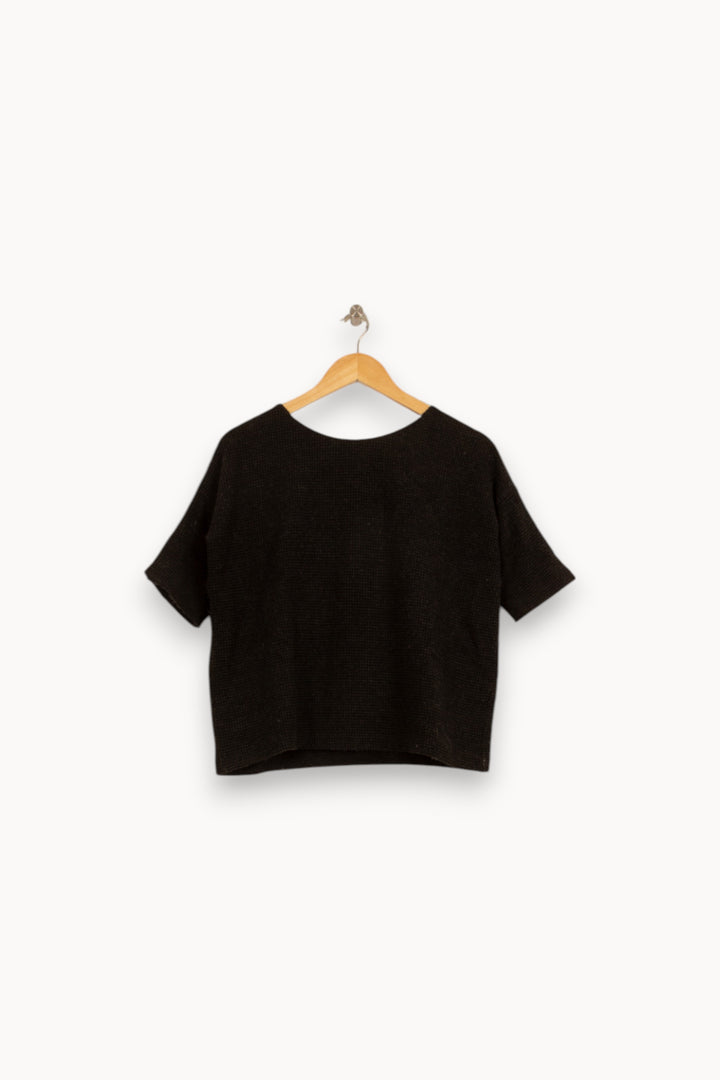 Pull Noir - Taille S/36 de la marque ba&sh | PARAD42068 - Vendu par Paradigme - Image 2