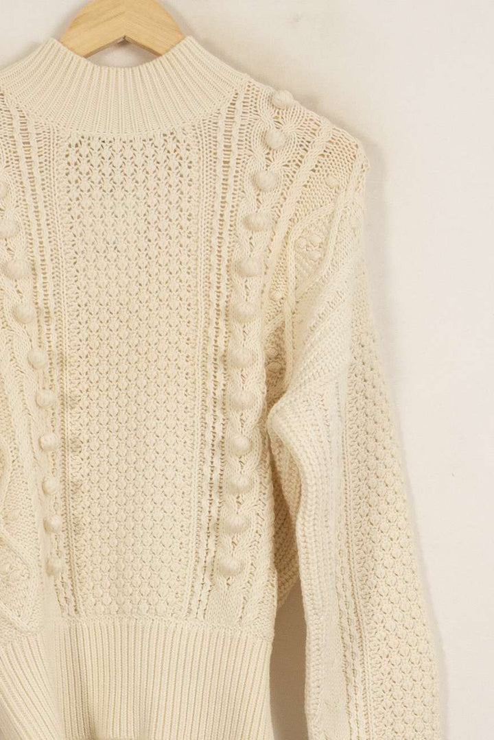 Pull Écru - Taille S/36 de la marque Sézane | PARAD42073 - Vendu par Paradigme - Image 3