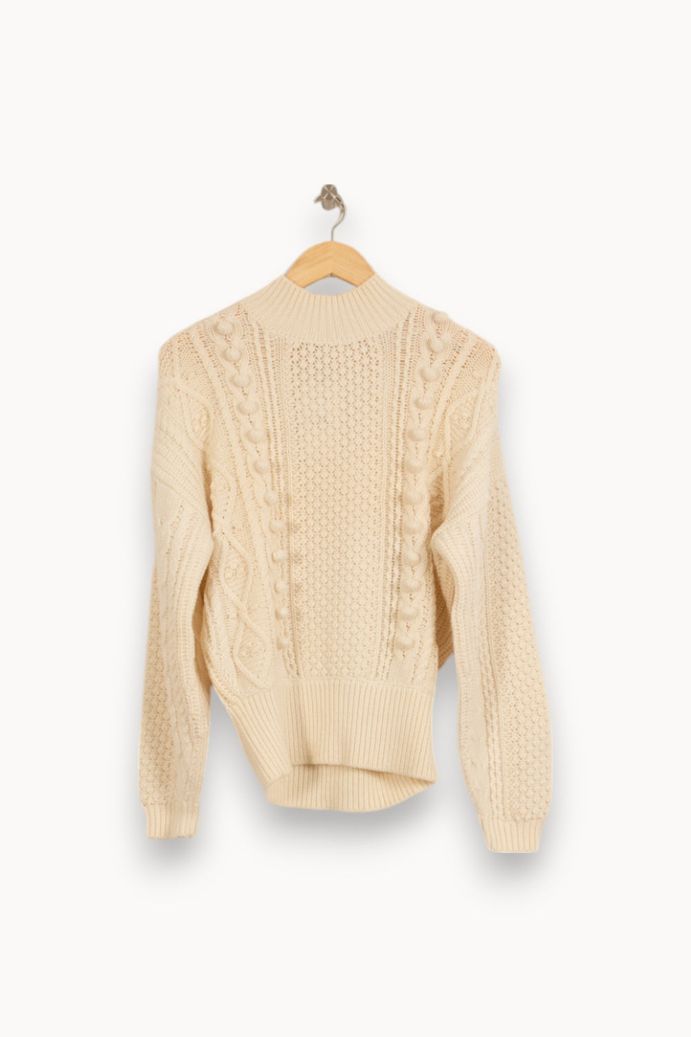 Pull Écru - Taille S/36 de la marque Sézane | PARAD42073 - Vendu par Paradigme - Image 2