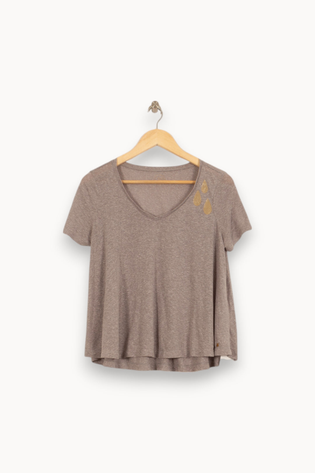 Tee-shirt Gris - Taille S/36 de la marque Des petits hauts | PARAD42075 - Vendu par Paradigme - Image 2
