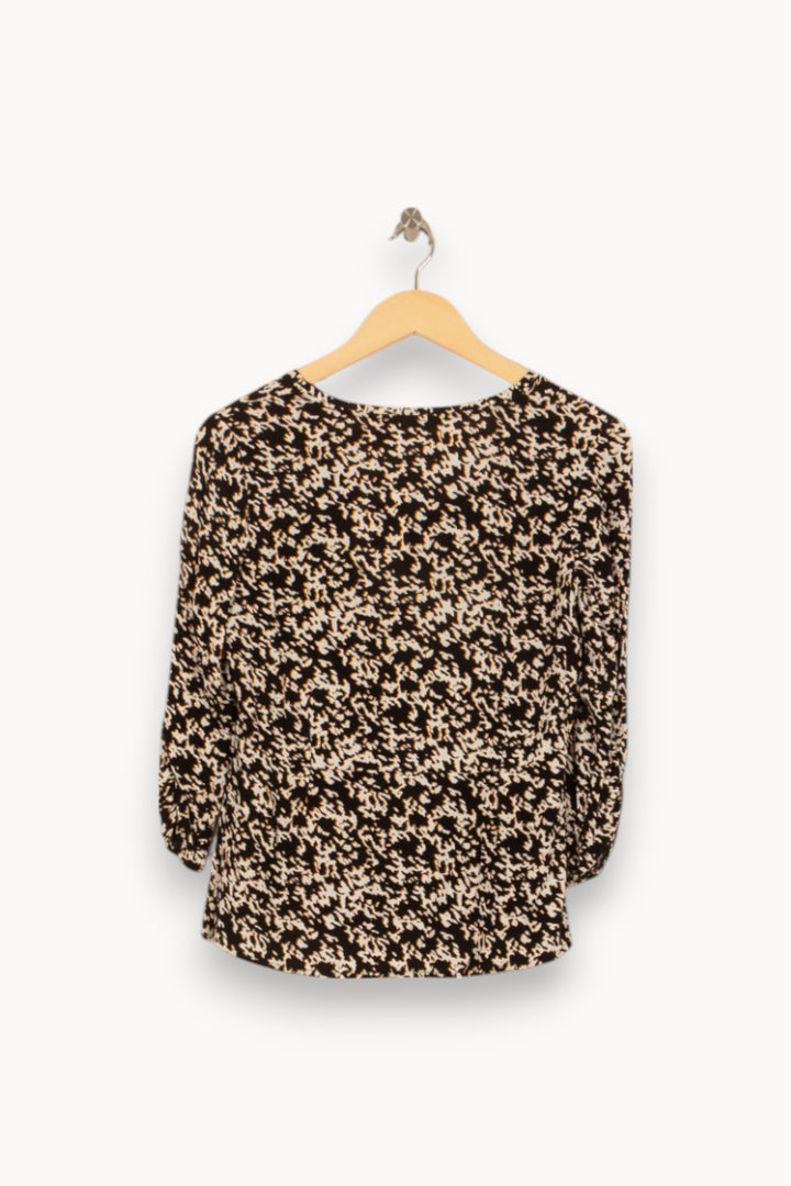Blouse Noire et Blanche - Taille S/36 de la marque Comptoir des Cotonniers | PARAD42079 - Vendu par Paradigme - Image 4