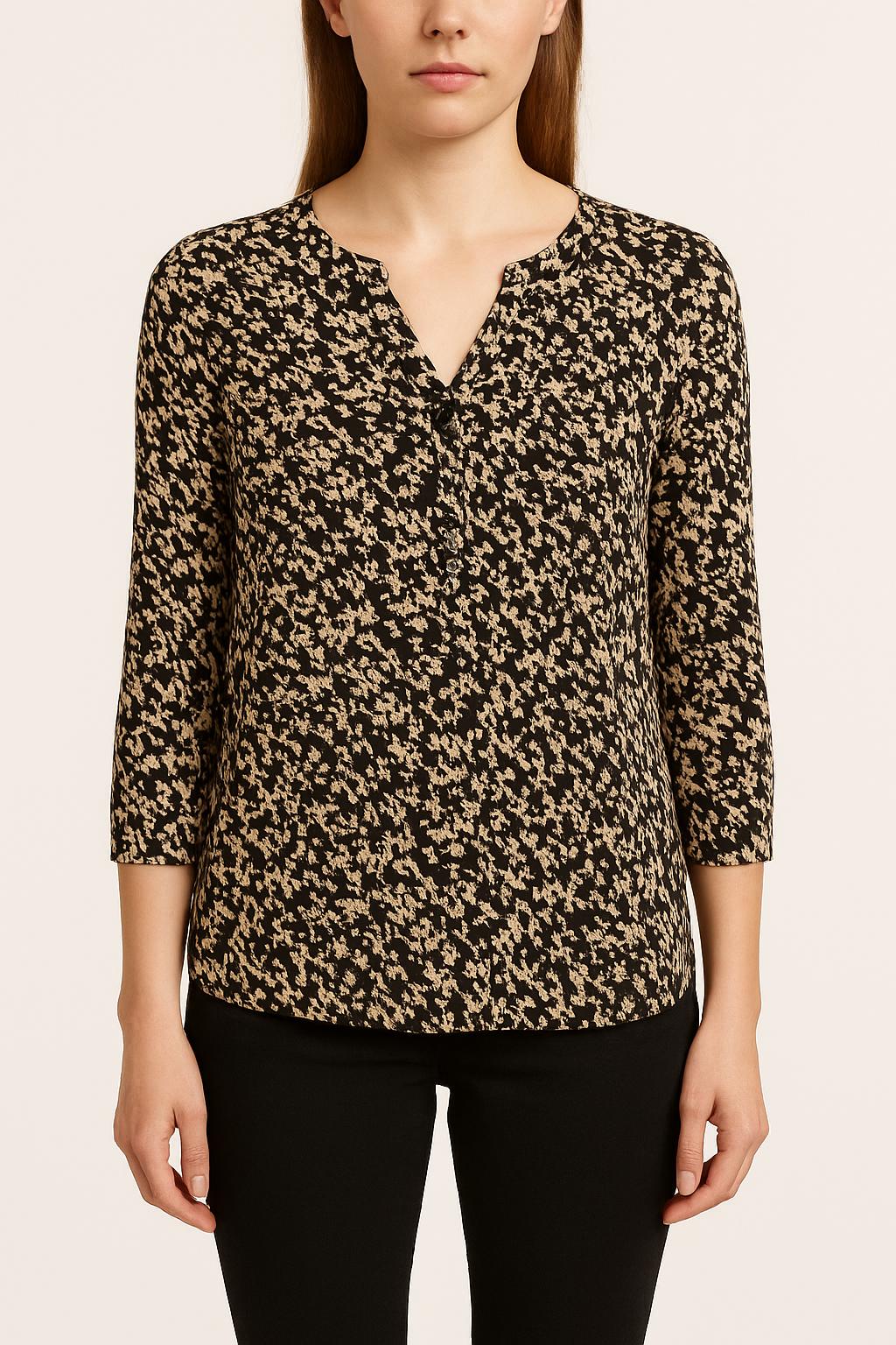 Blouse Noire et Blanche - Taille S/36 de la marque Comptoir des Cotonniers | PARAD42079 - Vendu par Paradigme - Image 1
