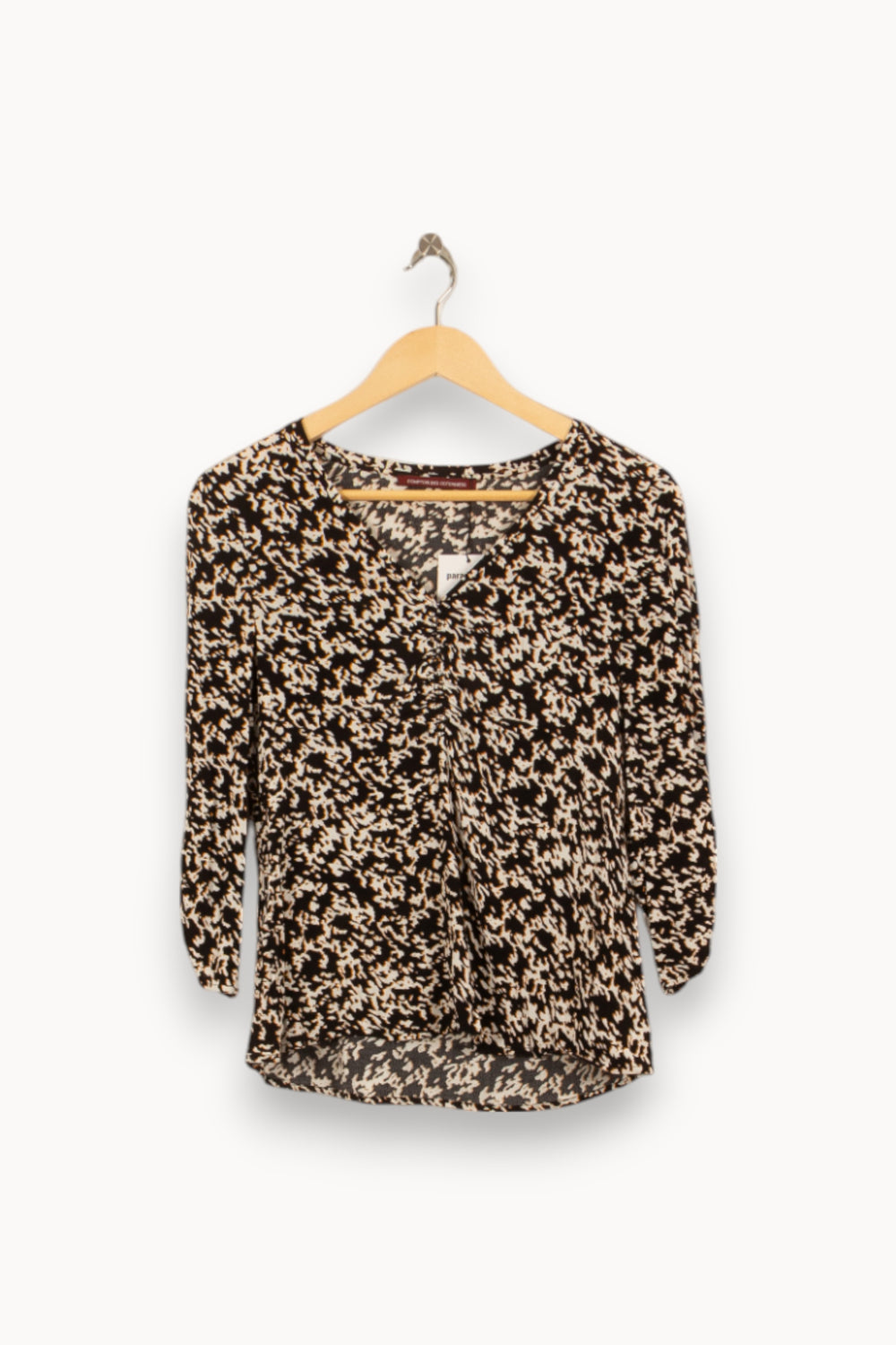 Blouse Noire et Blanche - Taille S/36 de la marque Comptoir des Cotonniers | PARAD42079 - Vendu par Paradigme - Image 2
