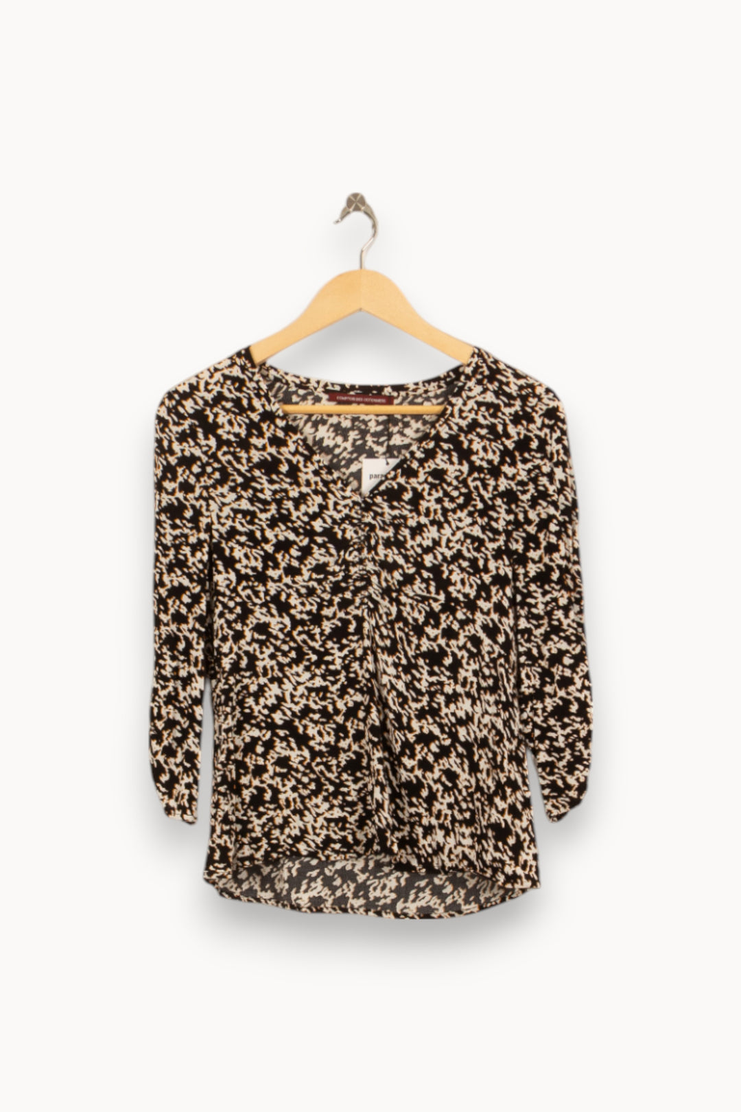 Blouse Noire et Blanche - Taille S/36 de la marque Comptoir des Cotonniers | PARAD42079 - Vendu par Paradigme - Image 2