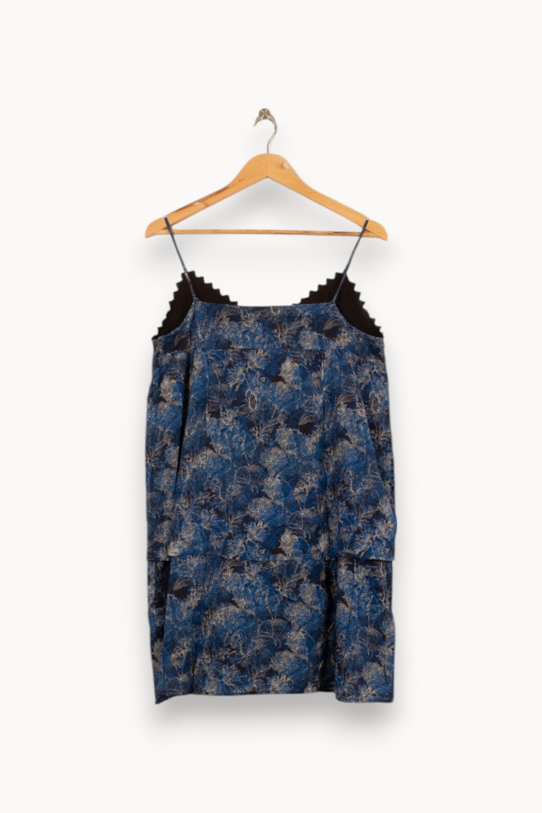 Robe Midi Bleue et Noire - Taille L/40 de la marque Comptoir des Cotonniers | PARAD42087 - Vendu par Paradigme - Image 4