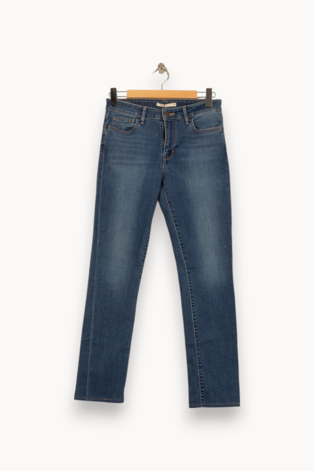 Jean Slim Bleu - Taille M/38 de la marque Levi's | PARAD42094 - Vendu par Paradigme - Image 2