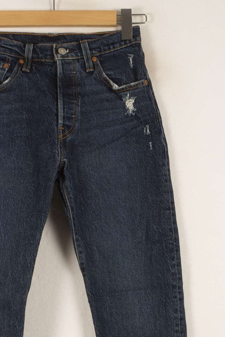 Jean Droit Bleu - Taille S/36 de la marque Levi's | PARAD42098 - Vendu par Paradigme - Image 3