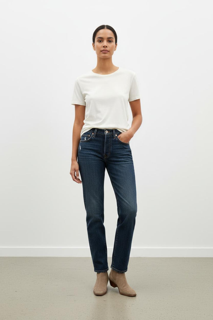 Jean Droit Bleu - Taille S/36