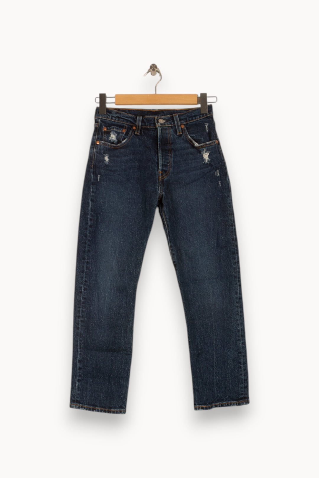 Jean Droit Bleu - Taille S/36 de la marque Levi's | PARAD42098 - Vendu par Paradigme - Image 2