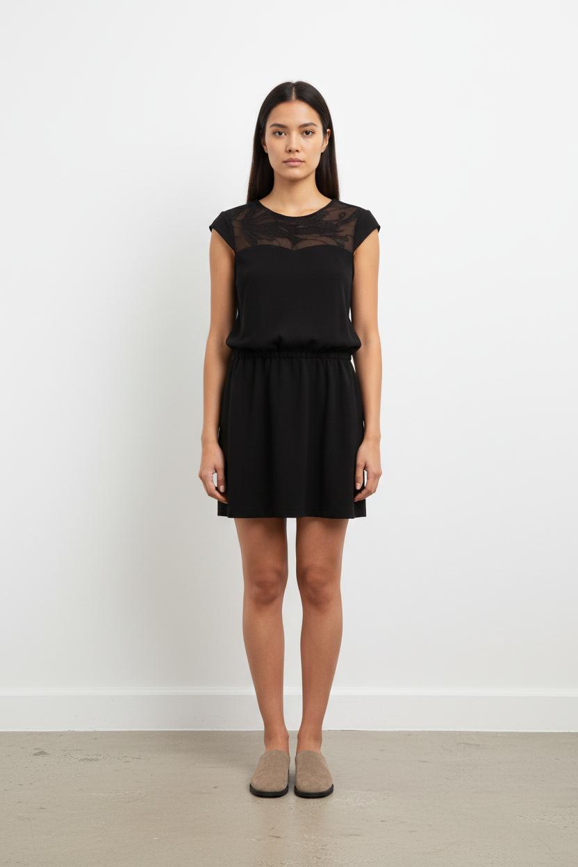 Robe Courte Noire - Taille XS/34