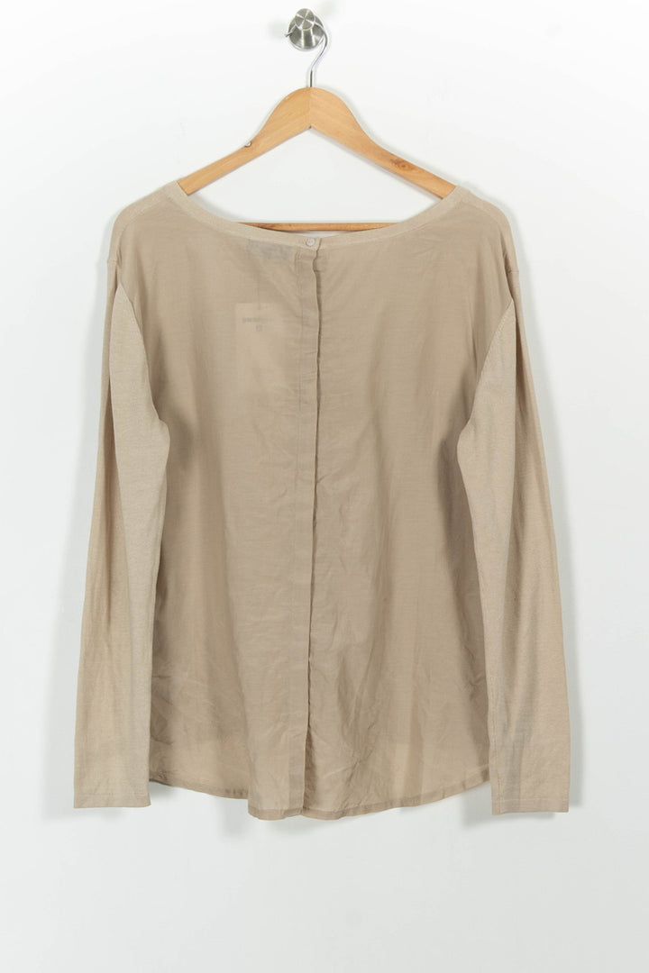 Blouse Beige - Taille L/40 de la marque Caroll | PARAD42105 - Vendu par Paradigme - Image 4