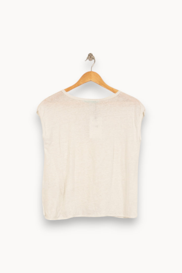 Tee-shirt Blanc - Taille L/40 de la marque La Fée Maraboutée | PARAD42106 - Vendu par Paradigme - Image 4