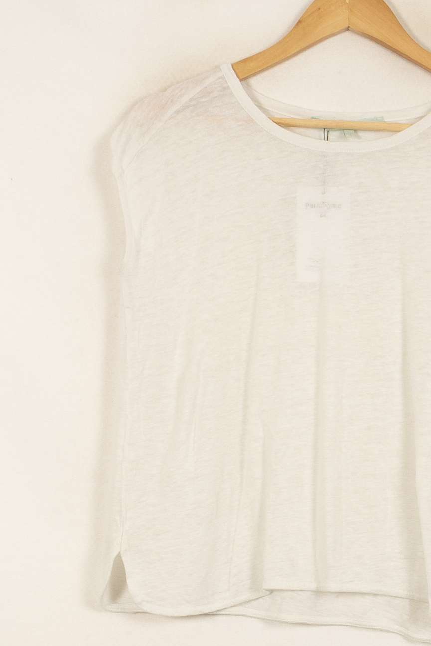 Tee-shirt Blanc - Taille L/40 de la marque La Fée Maraboutée | PARAD42106 - Vendu par Paradigme - Image 3