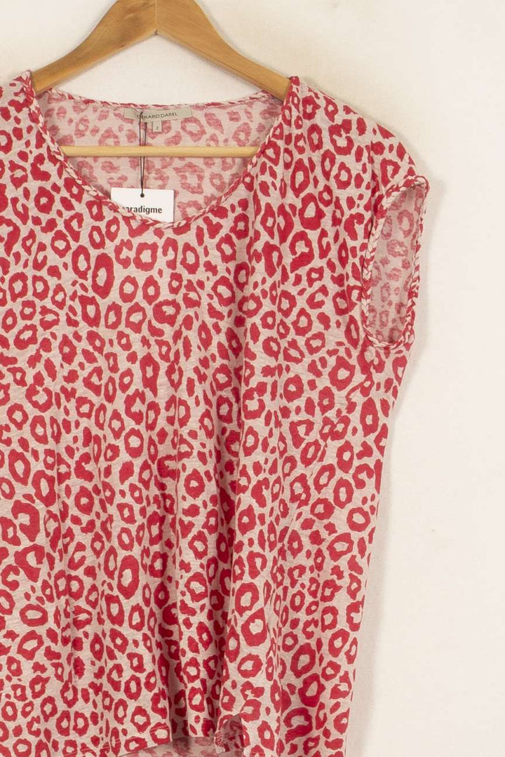 Tee-shirt Rose et Blanc - Taille M/38 de la marque Gerard Darel | PARAD42109 - Vendu par Paradigme - Image 3