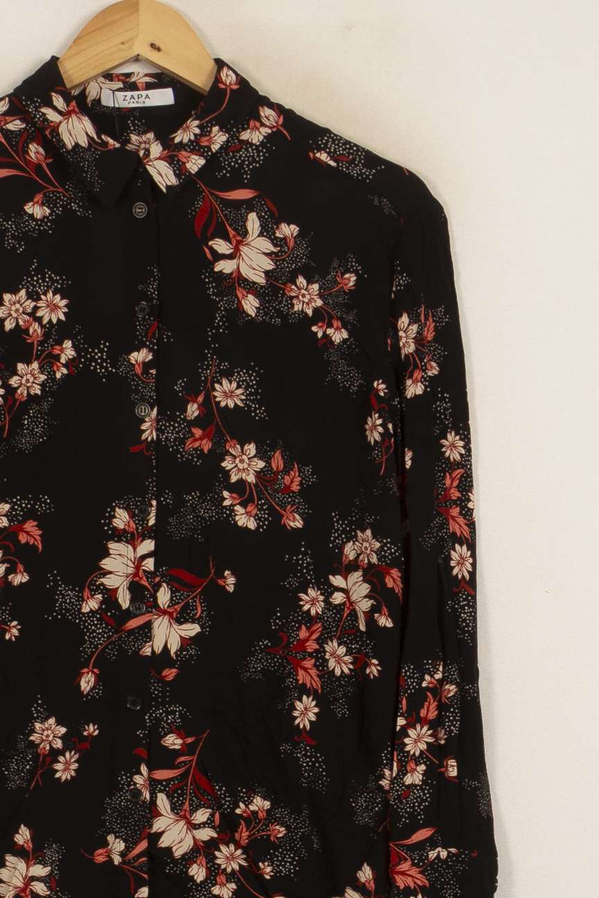 Blouse Noire et Rouge - Taille S/36 de la marque ZAPA | PARAD42117 - Vendu par Paradigme - Image 3