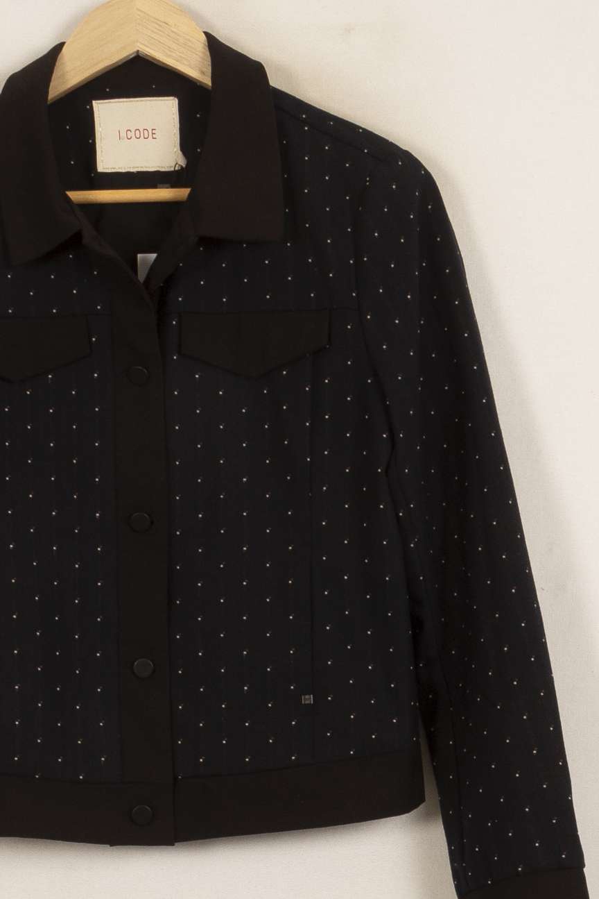 Veste Noire - Taille L/40 de la marque I.Code | PARAD42123 - Vendu par Paradigme - Image 3