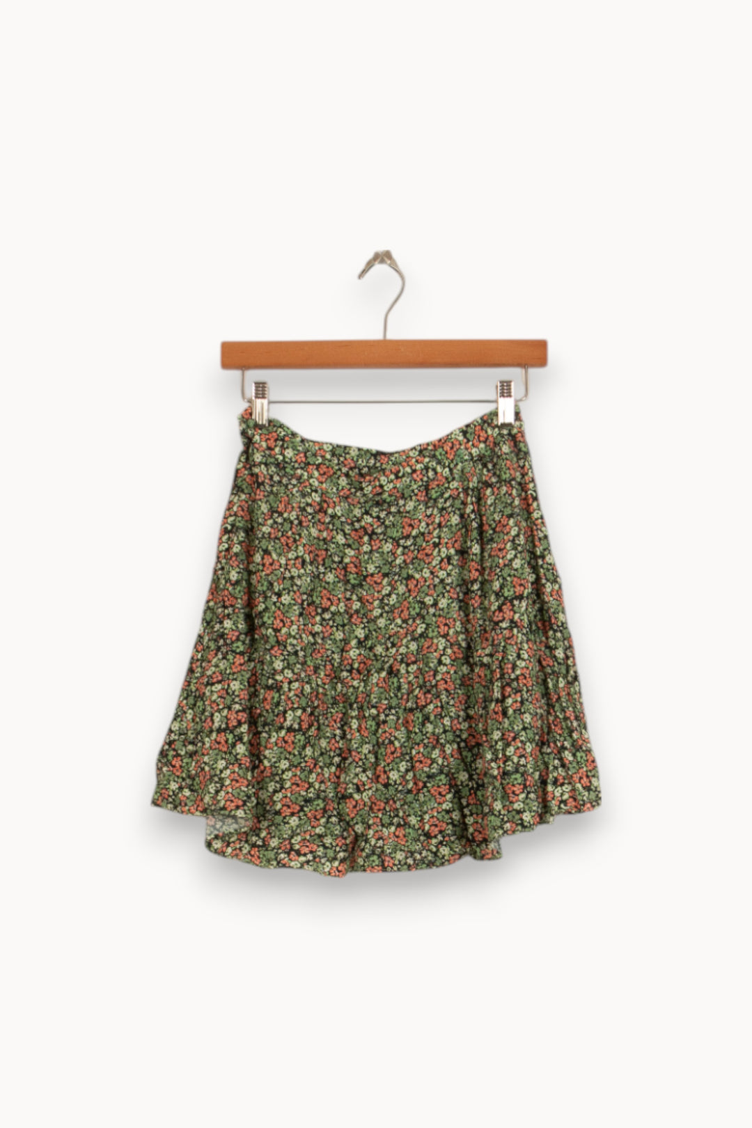 Jupe Fleurie Verte et Rose - Taille S/36 de la marque The Kooples | PARAD42126 - Vendu par Paradigme - Image 4